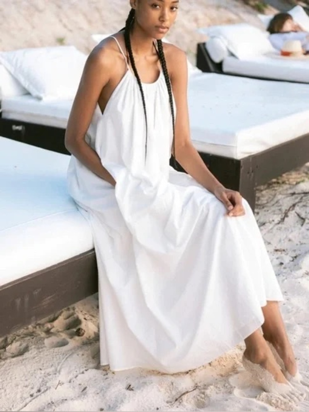 Mersea Patio Dress‎ White O/S